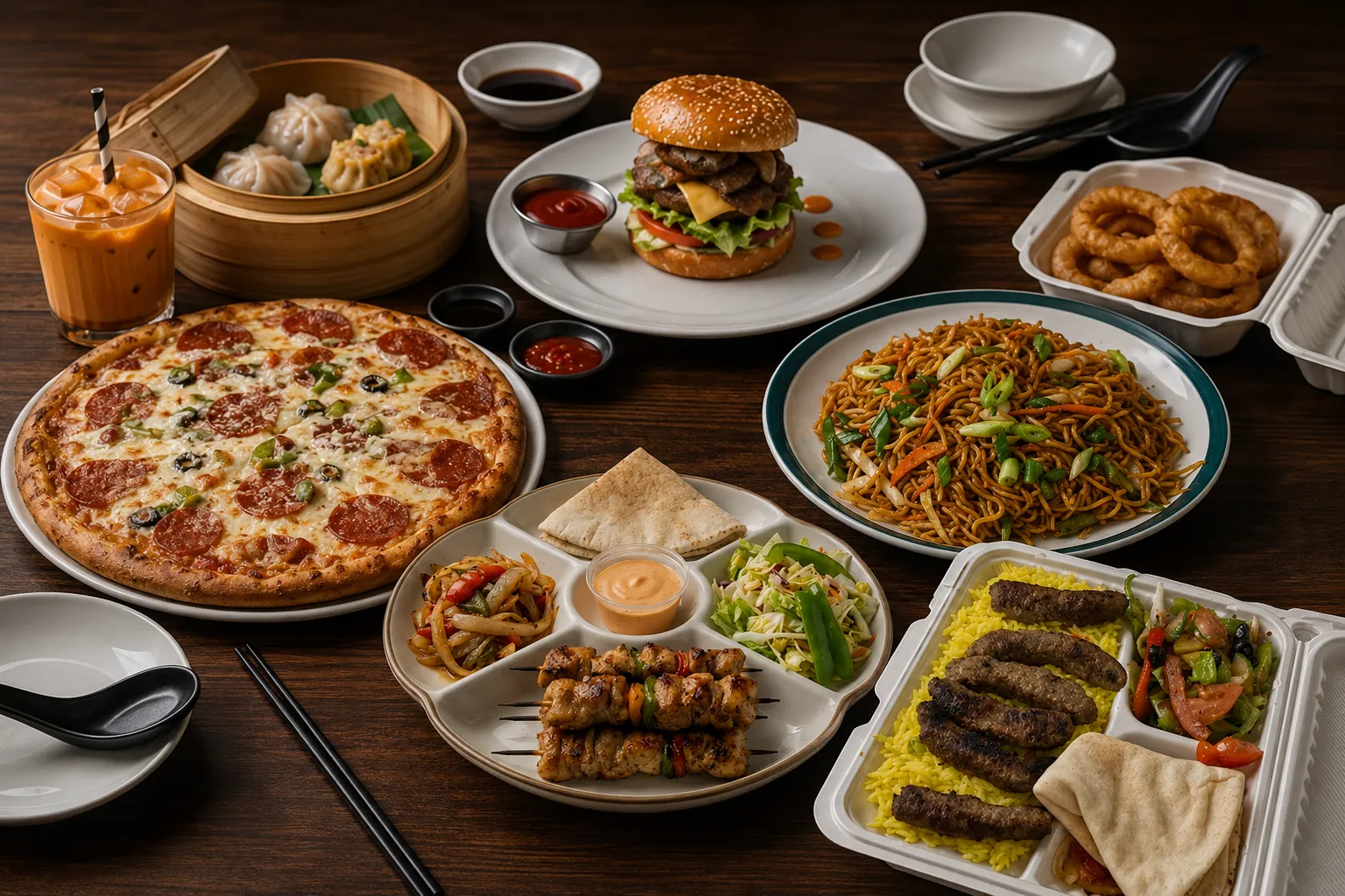 Donair platters, pizza and Mediterranean catering from Dream Donair and Pizza in Argyll, Edmonton